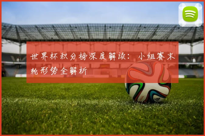 世界杯积分榜深度解读：小组赛末轮形势全解析